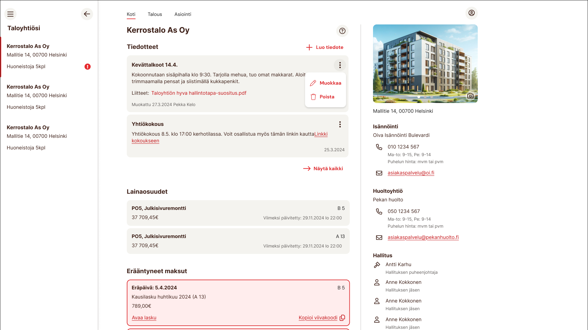 Navigation for desktop