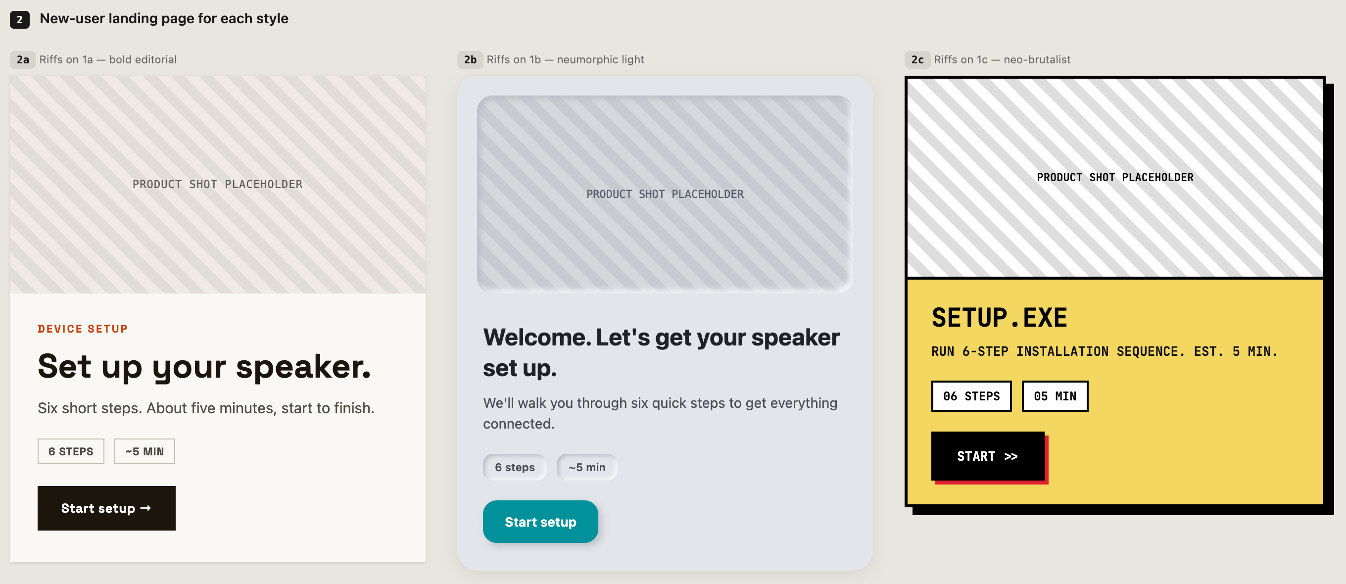 Several visually distinct style variations of the task list, generated side by side by Claude Design